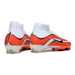 Nike Air Zoom Mercurial Superfly 10 Elite White and Red Firm Ground FG Football Boot