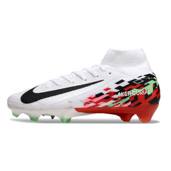 Nike Air Zoom Mercurial Superfly 10 Elite White, Red, and Black Pack Firm Ground FG Football Boot