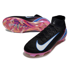 Nike Air Zoom Mercurial Superfly 10 Elite Black and Pink FG Firm Ground Football Boot