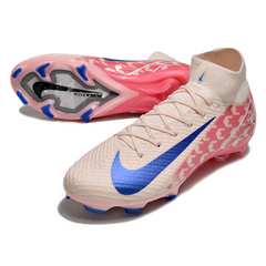 Nike Air Zoom Mercurial Superfly 10 Elite Pink and Blue Firm Ground FG Football Boot