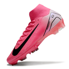 Nike Air Zoom Mercurial Superfly 10 Elite Pink and White Firm Ground FG Football Boot