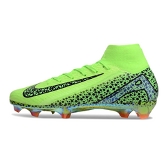 Nike Air Zoom Mercurial Superfly 10 Elite Green and Black Pack Firm Ground FG Football Boot