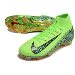 Nike Air Zoom Mercurial Superfly 10 Elite Green and Black Pack Firm Ground FG Football Boot
