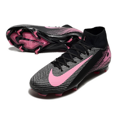 Nike Air Zoom Mercurial Superfly 10 Elite Black and Pink Firm Ground FG Football Boot