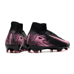 Nike Air Zoom Mercurial Superfly 10 Elite Black and Pink Firm Ground FG Football Boot