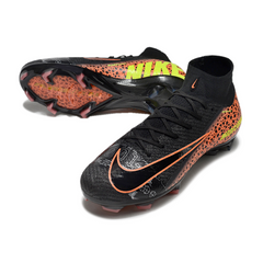 Nike Air Zoom Mercurial Superfly 10 Elite Black and Orange Pack Firm Ground FG Football Boot