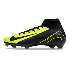 Nike Air Zoom Mercurial Superfly 10 Elite Black and Light Green Pack Firm Ground FG Football Boot