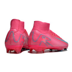 Nike Air Zoom Mercurial Superfly 10 Elite Pink and Light Blue Pack Firm Ground FG Football Boot
