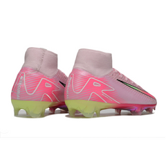 Nike Air Zoom Mercurial Superfly 10 Elite Pink and Light Green Pack Firm Ground FG Football Boot