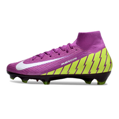 Nike Air Zoom Mercurial Superfly 10 Elite Purple and Green Pack Firm Ground FG Football Boot