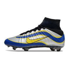 Nike Mercurial Superfly 4 Elite Grey and Blue Pack Firm Ground FG Football Boot
