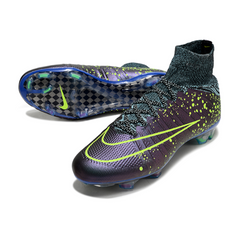 Nike Mercurial Superfly 4 Elite Purple and Green Pack Firm Ground FG Football Boot
