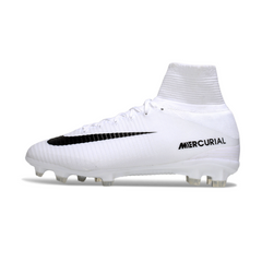 Nike Mercurial Superfly 5 Elite White and Black FG Football Boot