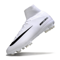 Nike Mercurial Superfly 5 Elite White and Black FG Football Boot