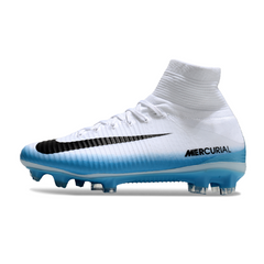 Nike Mercurial Superfly 5 Elite White and Light Blue Pack Firm Ground FG Football Boot