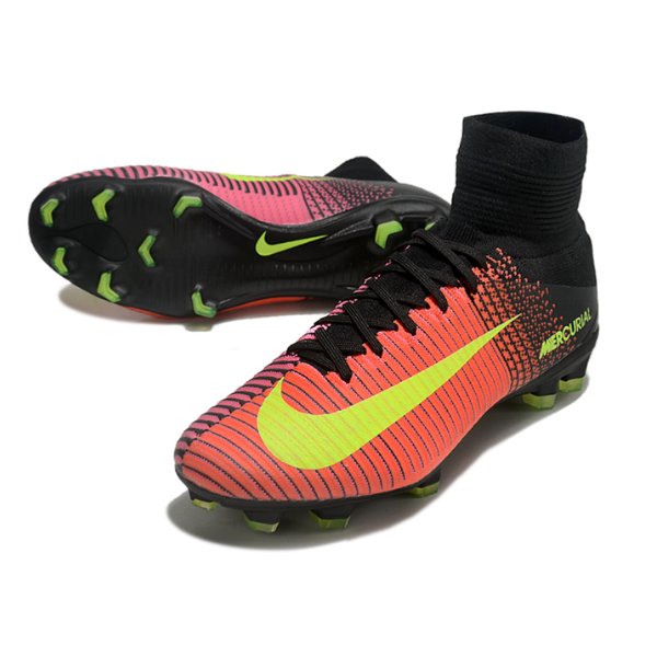 Nike Mercurial Superfly 5 Elite Orange Pink and Black Firm Ground Nike Mercurial Superfly 5 Elite Orange Pink and Black Firm Ground