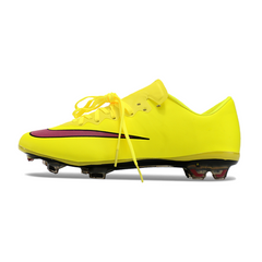 Nike Air Zoom Mercurial Vapor 10 Elite Yellow and Pink Pack Firm Ground FG Football Boot
