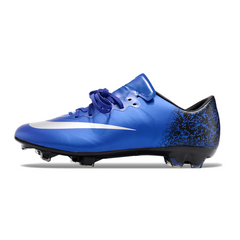 Nike Air Zoom Mercurial Vapor 10 Elite Blue and Black CR7 Firm Ground FG Football Boot