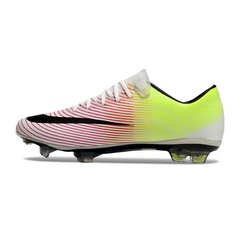 Nike Air Zoom Mercurial Vapor 10 Elite White, Red, and Yellow Firm Ground FG Football Boot