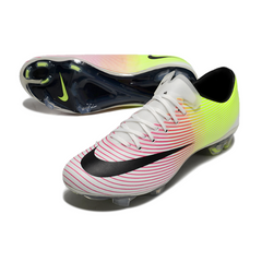 Nike Air Zoom Mercurial Vapor 10 Elite White, Red, and Yellow Firm Ground FG Football Boot