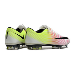 Nike Air Zoom Mercurial Vapor 10 Elite White, Red, and Yellow Firm Ground FG Football Boot