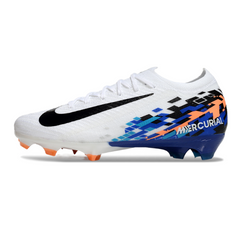Nike Air Zoom Mercurial Vapor 16 Elite White and Blue Firm Ground FG Football Boot