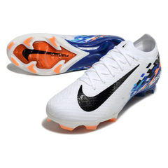 Nike Air Zoom Mercurial Vapor 16 Elite White and Blue Firm Ground FG Football Boot