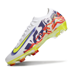 Nike Air Zoom Mercurial Vapor 16 Elite White and Purple Firm Ground FG Football Boot