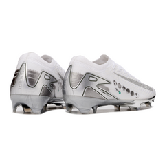 Nike Air Zoom Mercurial Vapor 16 Elite White and Silver Vini Jr. 7 Firm Ground FG Football Boot