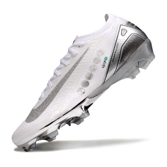Nike Air Zoom Mercurial Vapor 16 Elite White and Silver Vini Jr. 7 Firm Ground FG Football Boot
