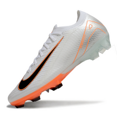 Nike Air Zoom Mercurial Vapor 16 Elite White and Orange Firm Ground FG Football Boot