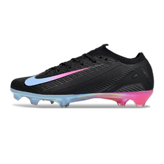 Nike Air Zoom Mercurial Vapor 16 Elite Black, Light Blue, and Pink Pack Firm Ground FG Football Boot