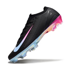 Nike Air Zoom Mercurial Vapor 16 Elite Black, Light Blue, and Pink Pack Firm Ground FG Football Boot