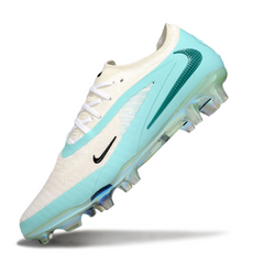 Nike Phantom 6 Elite White and Light Green Firm Ground FG Football Boot