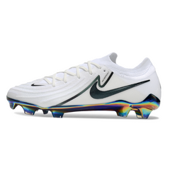 Nike Phantom GX2 Elite White and Green Pack Firm Ground FG Football Boot