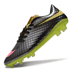 Nike Phantom Hypervenom Elite Gray, Gold, and Pink Firm Ground FG Football Boot