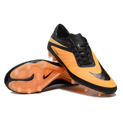 Nike Phantom Hypervenom Elite Neymar Orange and Black Firm Ground FG Football Boot