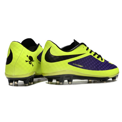 Nike Phantom Hypervenom Elite Green and Purple FG Firm Ground Football Boot