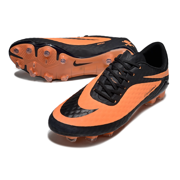 Nike Phantom Hypervenom Elite Orange and Black Firm Ground FG