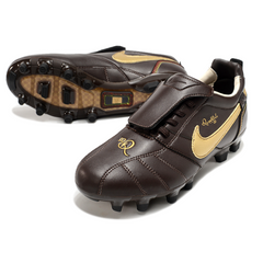 Nike Tiempo R10 Legend Elite Brown and Gold Firm Ground FG Football Boot