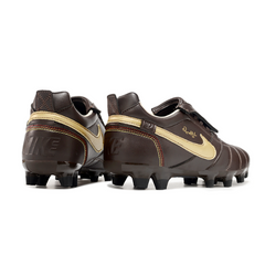 Nike Tiempo R10 Legend Elite Brown and Gold Firm Ground FG Football Boot