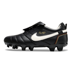 Nike Tiempo R10 Legend Elite Black and White FG Firm Ground Football Boot