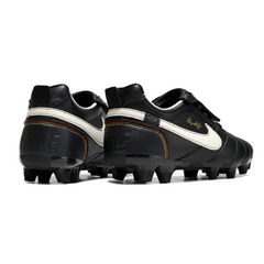 Nike Tiempo R10 Legend Elite Black and White FG Firm Ground Football Boot