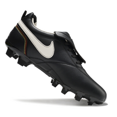 Nike Tiempo R10 Legend Elite Black and White FG Firm Ground Football Boot