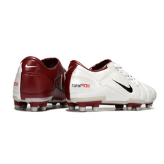 Nike Total 90 III White/Red Firm Ground FG Football Boot