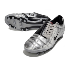Nike Total 90 III Silver and Black Pack Firm Ground FG Football Boot