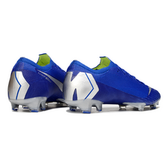 Nike Air Zoom Mercurial Vapor 12 Elite Blue and Silver Pack Firm Ground FG Football Boot