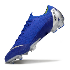 Nike Air Zoom Mercurial Vapor 12 Elite Blue and Silver Pack Firm Ground FG Football Boot
