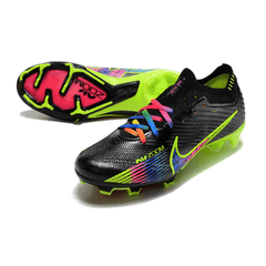 Chuteira Campo Nike Zoom Mercurial Vapor 15 Elite FG Preta e Colorida - VN Esportes