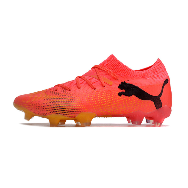 Chuteira Campo Puma Future 7 FG Rosa e Preta - VENI Futebol